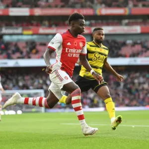 Arsenal FC Bukayo Saka Print Arsenal FC Bukayo Saka Print