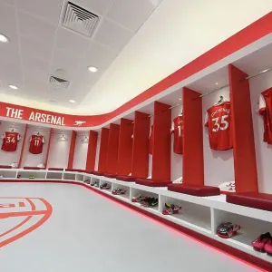 Arsenal FC: The Calm Before the Storm - Arsenal Changing Room, Premier League Match vs Everton