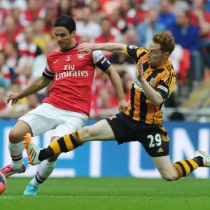 Arsenal FC Celebrates FA Cup Victory over Hull City at Wembley Stadium
