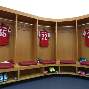 Arsenal FC Changing Room Before Europa League Clash vs Vitoria Guimaraes Arsenal FC Changing Room Before Europa League Clash vs Vitoria Guimaraes