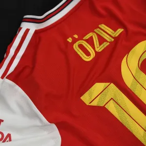 Arsenal FC at Commerce City: Mesut Ozil's Shirt in Arsenal Changing Room (Colorado Rapids vs Arsenal 2019-20)