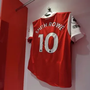 Arsenal FC: Emile Smith Rowe's Shirt in Arsenal Changing Room Before Arsenal v Everton (2022-23)