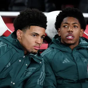 Arsenal FC: Ethan Nwaneri and Myles Lewis-Skelly Ready for Champions League Debut on Arsenal Bench (2023-24) Arsenal FC: Ethan Nwaneri and Myles Lewis-Skelly Ready for Champions League Debut on Arsenal Bench (2023-24)