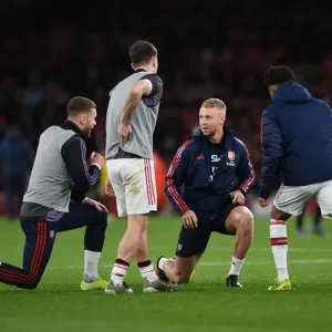 Arsenal FC: Half Time Training with Sam Wilson, Premier League 2019-20 - Arsenal vs Brighton & Hove Albion
