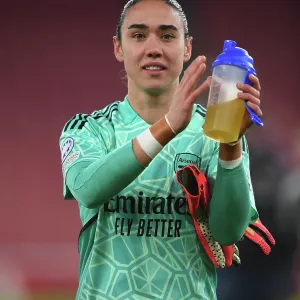 Arsenal FC: Kim Little's Changing Room Moment before Arsenal vs Olympique Lyonnais, UEFA Women's Champions League, 2022-23