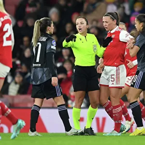 Arsenal FC: Kim Little's Intense Pre-Game Focus Before Arsenal vs. Olympique Lyonnais, UEFA Women's Champions League 2022-23