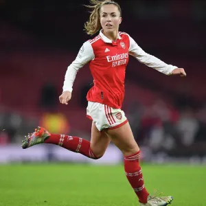 Arsenal FC - Kim Little's Shirt in Arsenal Women's Champions League Showdown vs. Olympique Lyonnais (December 2022)