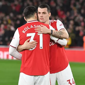 Arsenal FC: Kolasinac and Xhaka's United Moment before the Premier League Clash (2019-20)