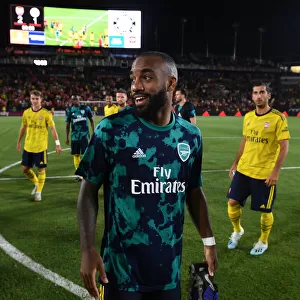 Arsenal FC in LA: Alexandre Lacazette Post-Match against Bayern Munich, 2019