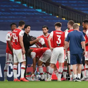 Arsenal FC: Mikel Arteta Motivates Players During FA Cup Semi-Final vs Manchester City