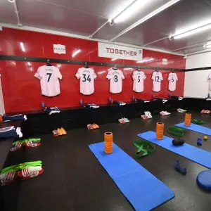Arsenal FC: Pre-Match Huddle at Crystal Palace's Selhurst Park (2022-23 Premier League)