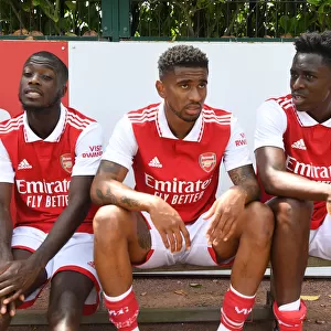 Arsenal FC: Pre-Season Training - Pepe, Nelson, and Sambi in Action against Ipswich Town (July 2022)