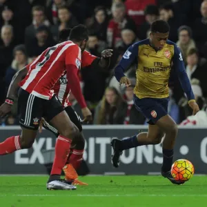 Arsenal FC Print: Alex Iwobi vs Cuco Martina Arsenal FC Print: Alex Iwobi vs Cuco Martina