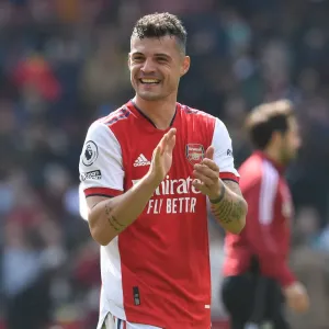 Arsenal FC Print: Granit Xhaka with Fans
