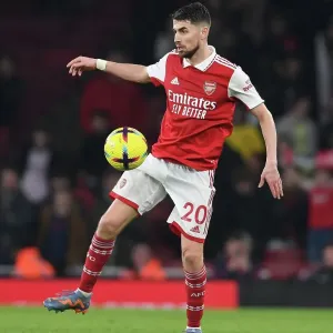 Arsenal FC Print of Jorginho at Emirates Stadium