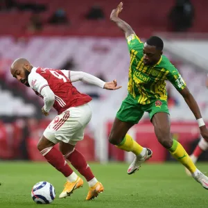 Arsenal FC Print - Lacazette vs. Ajayi, 2021 Premier League Match Arsenal FC Print - Lacazette vs. Ajayi, 2021 Premier League Match