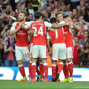 Arsenal FC Print: Mesut Ozil Celebration
