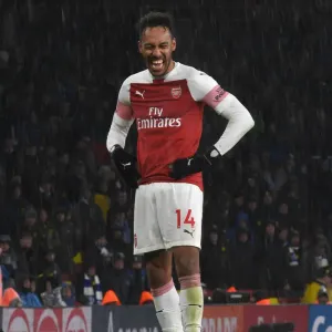 Arsenal FC Print - Pierre-Emerick Aubameyang at Emirates Stadium