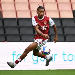 Arsenal FC Print of Reiss Nelson in Action