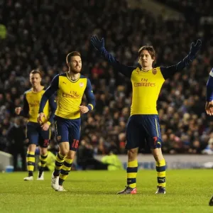 Arsenal FC Print: Tomas Rosicky Scores Third Goal in FA Cup Victory
