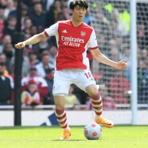Arsenal FC Print - Tomiyasu in Action