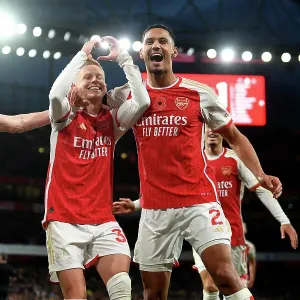 Arsenal FC Print: Zinchenko Celebration