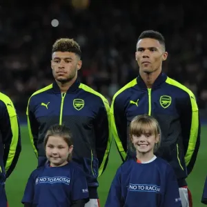 Arsenal FC: Theo Walcott, Alex Oxlade-Chamberlain, and Kieran Gibbs Prepare for Arsenal v PFC Ludogorets Razgrad in the UEFA Champions League Arsenal FC: Theo Walcott, Alex Oxlade-Chamberlain, and Kieran Gibbs Prepare for Arsenal v PFC Ludogorets Razgrad in the UEFA Champions League