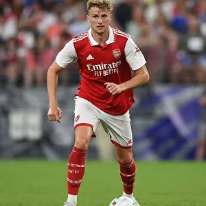 Arsenal FC Training in Baltimore: Rob Holding in Action during Arsenal vs. Everton Pre-Season Match, 2022