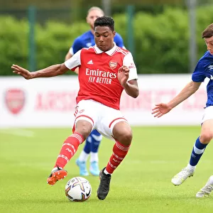 Arsenal FC Training: Reuell Walters in Action against Ipswich Town (Pre-Season 2022-23)