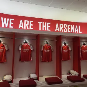 Arsenal FC: United in the Huddle - Pre-Battle Moment at Emirates Stadium (2023-24) Arsenal FC: United in the Huddle - Pre-Battle Moment at Emirates Stadium (2023-24)