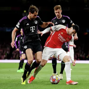 Arsenal FC v FC Bayern Munchen: Quarter-final First Leg - UEFA Champions League 2023/24 Arsenal FC v FC Bayern Munchen: Quarter-final First Leg - UEFA Champions League 2023/24