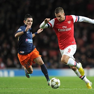 Season 2012-13 Jigsaw Puzzle Collection: Arsenal v Montpellier 2012-13