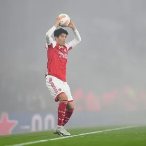 Arsenal FC vs. FC Zurich: Takehiro Tomiyasu in Action - UEFA Europa League Group A (2022-23)