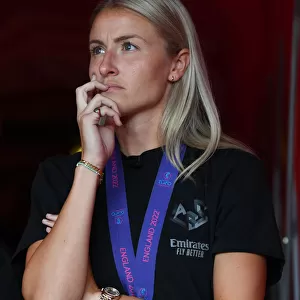 Arsenal FC vs Fulham FC: Leah Williamson in the Tunnel at Half Time - Premier League 2022-23