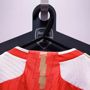 Arsenal FC vs Manchester City: Detailed View of Arsenal Shirts in Barclays Women's Super League Dressing Room