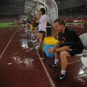 Arsenal FC vs Manchester City: Marcus Szensson Leads Arsenal's Fitness Training at 2012 Beijing Pre-Season Clash Arsenal FC vs Manchester City: Marcus Szensson Leads Arsenal's Fitness Training at 2012 Beijing Pre-Season Clash