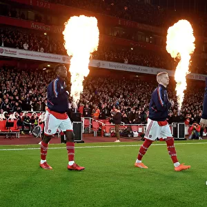 Arsenal FC vs Manchester City: Clash Between Nketiah, Zinchenko, and Tomiyasu at the Emirates Stadium