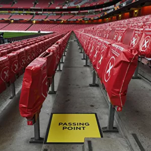 Arsenal FC vs Rapid Wien: Emirates Stadium under Strict COVID-19 Restrictions, UEFA Europa League, December 2020