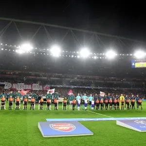 Arsenal FC vs Sevilla FC: Group B - UEFA Champions League 2023/24: Pre-Match Scene at Emirates Stadium