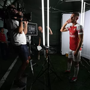 Arsenal First Team 2018/19: Aaron Ramsey at Photo Call
