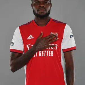 Arsenal First Team Print - Thomas Partey 2021-22 Photocall Arsenal First Team Print - Thomas Partey 2021-22 Photocall