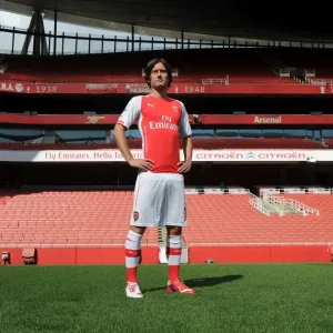 Arsenal First Team: Rosicky at Emirates Stadium, 2014