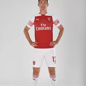 Arsenal First Team: Stephan Lichtsteiner at 2018/19 Photo Call