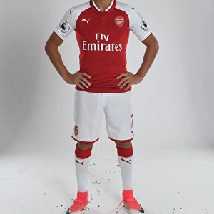 Arsenal Football Club 2017-18: Alexis Sanchez at Team Photocall