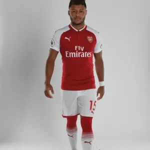 Arsenal Football Club 2017-18 First Team: Alex Oxlade-Chamberlain at Emirates Stadium