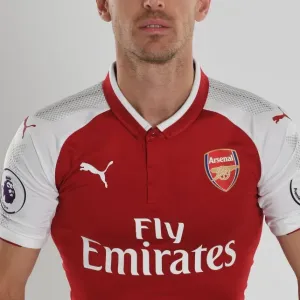 Fußballclub Arsenal FC 2017/18: Porträt von Nacho Monreál