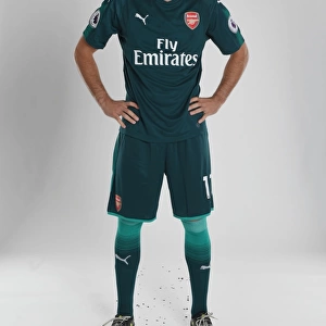 Arsenal Football Club 2017-18 Team: David Ospina at Team Photocall