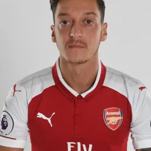 Arsenal Football Club 2017-18 Team: Mesut Ozil's Photocall