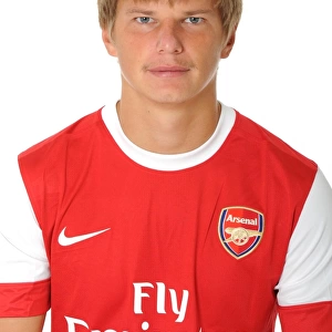 Arsenal Football Club: Andrey Arshavin at 2010-11 First Team Photocall and Membersday, Emirates Stadium