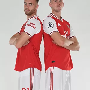 Arsenal Football Club: Calum Chambers and Rob Holding at 2019-20 Pre-Season Training